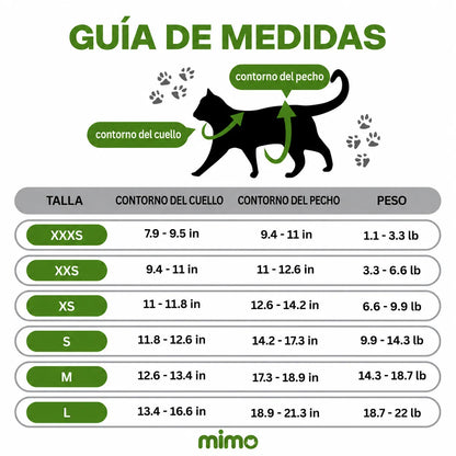 Arnés y Correa Explorer | Menos aburrimiento. Más descubrimientos. Una vida mejor para tu gato de interior.