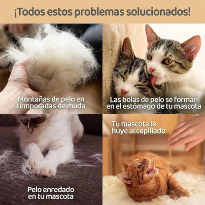 Guantes de Cepillado MIMO | Menos resistencia. Más comodidad. Una etapa dorada y tranquila para tu gato mayor. (Incluye el par)