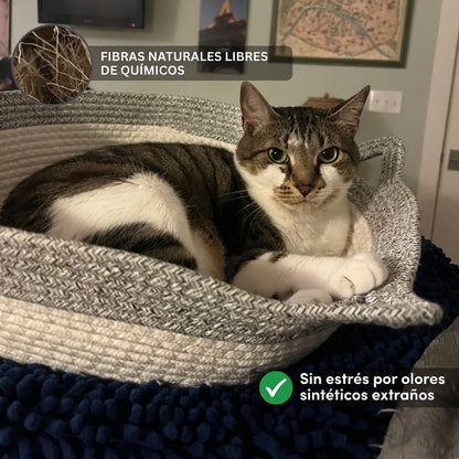 Cesta Instinto MIMO | Cama y territorio natural para gatos de interior