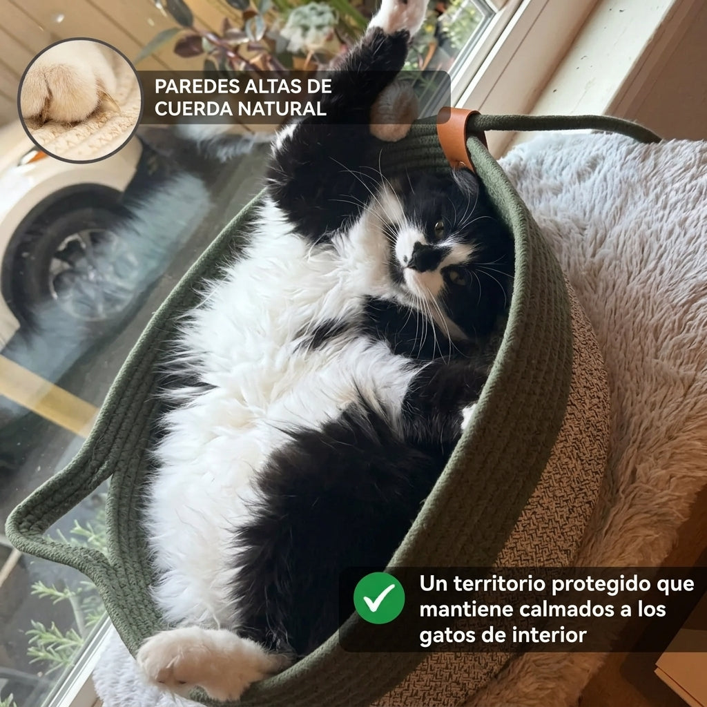 Cesta Instinto MIMO | Cama y territorio natural para gatos de interior